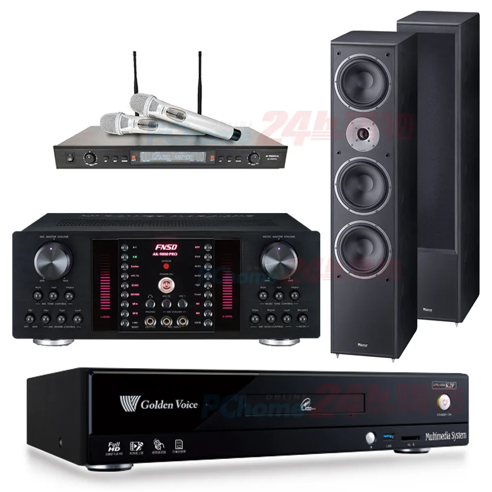 金嗓 CPX-900 K2F伴唱機 4TB+AK-9800PRO擴大機+SR-928PRO無線麥克風+Elac Debut 2.0 DF62喇叭 歷史價格詳細信息