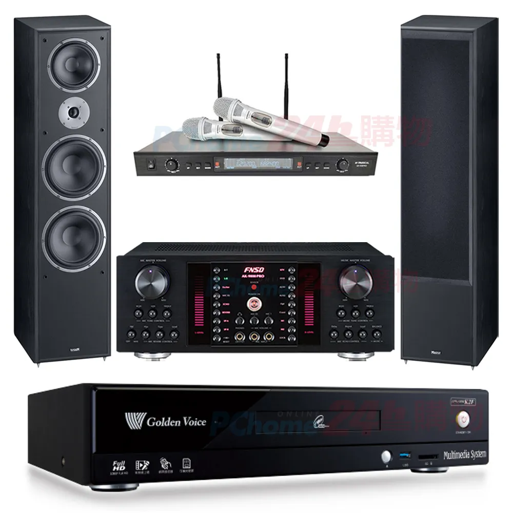 金嗓 CPX-900 K2F伴唱機 4TB+AK-9800PRO擴大機+SR-928PRO無線麥克風+Elac Debut 2.0 DF62喇叭 歷史價格詳細信息