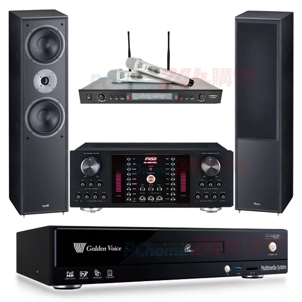 金嗓 CPX-900 K2F伴唱機 4TB+AK-9800PRO擴大機+SR-928PRO無線麥克風+Elac Debut 2.0 DF62喇叭 歷史價格詳細信息