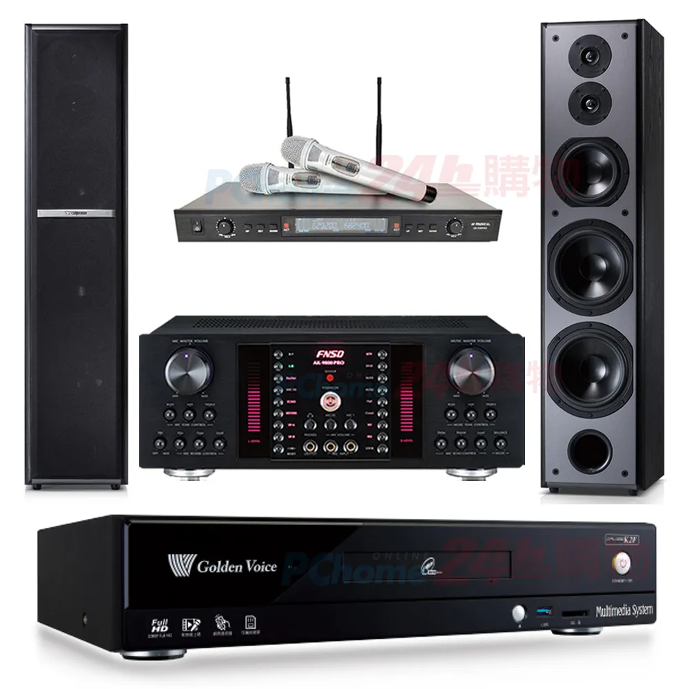 金嗓 CPX-900 K2F伴唱機 4TB+AK-9800PRO擴大機+SR-928PRO無線麥克風+Elac Debut 2.0 DF62喇叭 歷史價格詳細信息