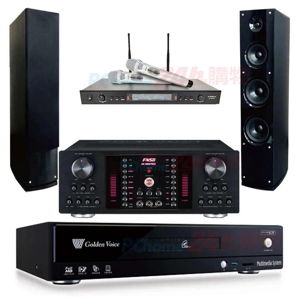 金嗓 CPX-900 K2F伴唱機 4TB+AK-9800PRO擴大機+SR-928PRO無線麥克風+Elac Debut 2.0 DF62喇叭 歷史價格詳細信息
