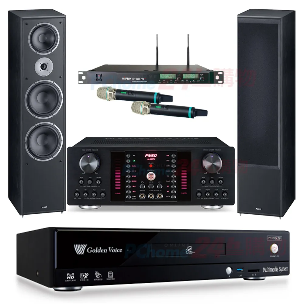 金嗓 CPX-900 K2F伴唱機4TB+FNSD A-480N擴大機+ACT-8299PRO+無線麥克風+Polestar W-260喇叭 歷史價格詳細信息