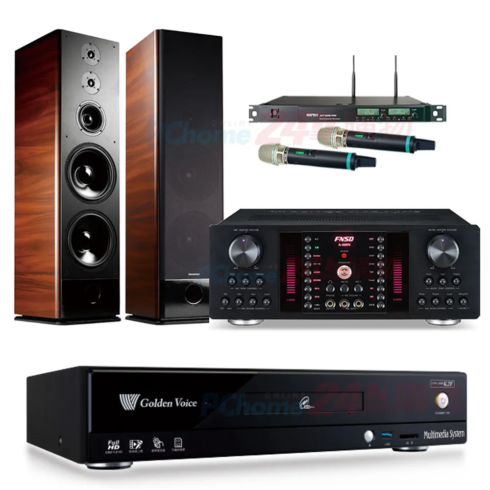 金嗓 CPX-900 K2F伴唱機4TB+FNSD A-480N擴大機+ACT-8299PRO+無線麥克風+Polestar W-260喇叭 歷史價格詳細信息