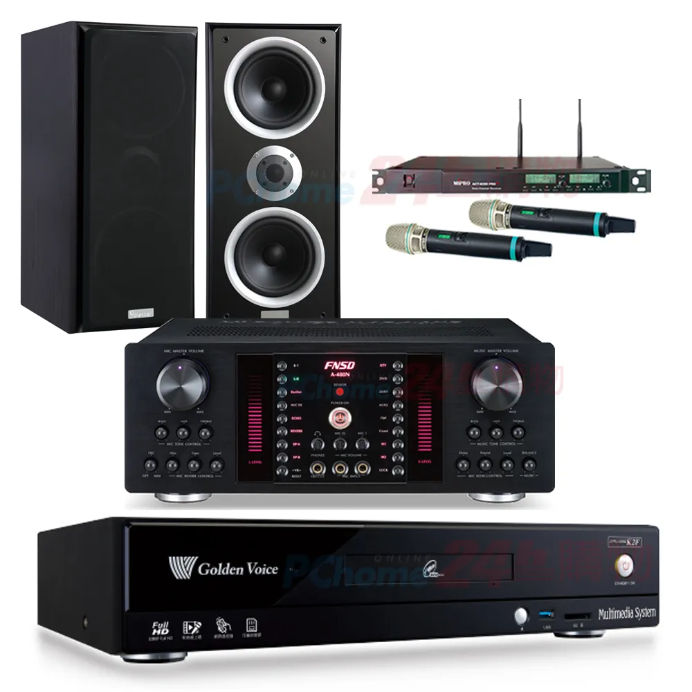 金嗓 CPX-900 K2F伴唱機4TB+FNSD A-480N擴大機+ACT-8299PRO+無線麥克風+Polestar W-260喇叭 歷史價格詳細信息