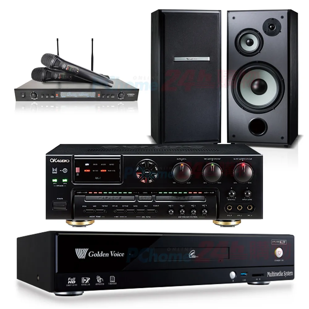 金嗓 CPX-900 K2F伴唱機 4TB+OKAUDIO AK-7擴大機+SR-889PRO無線麥克風+KARABAR KB-4310M喇叭 歷史價格詳細信息