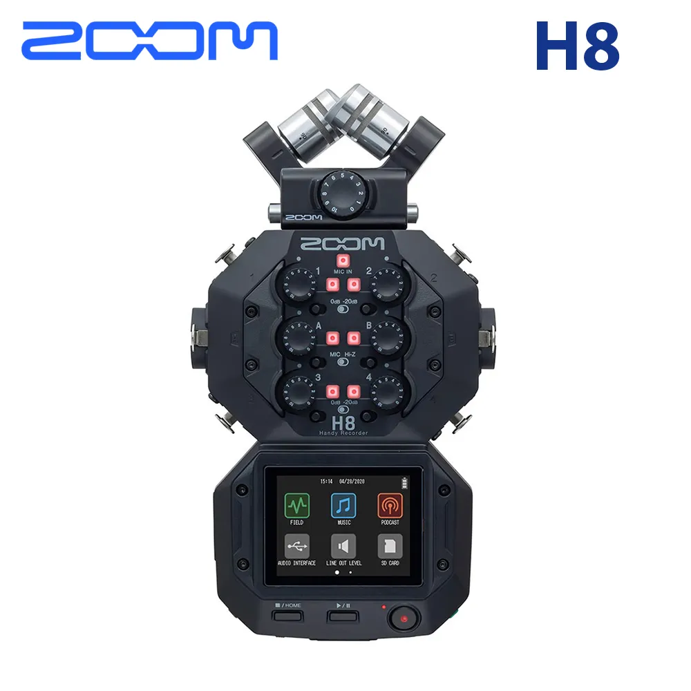 Zoom H8 手持 數位 錄音機 錄音筆 總代理公司貨 歷史價格詳細信息
