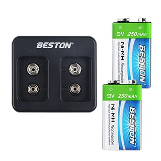 BESTON 9V 充電式鎳氫電池 for 9V (250mAh) 歷史價格詳細信息