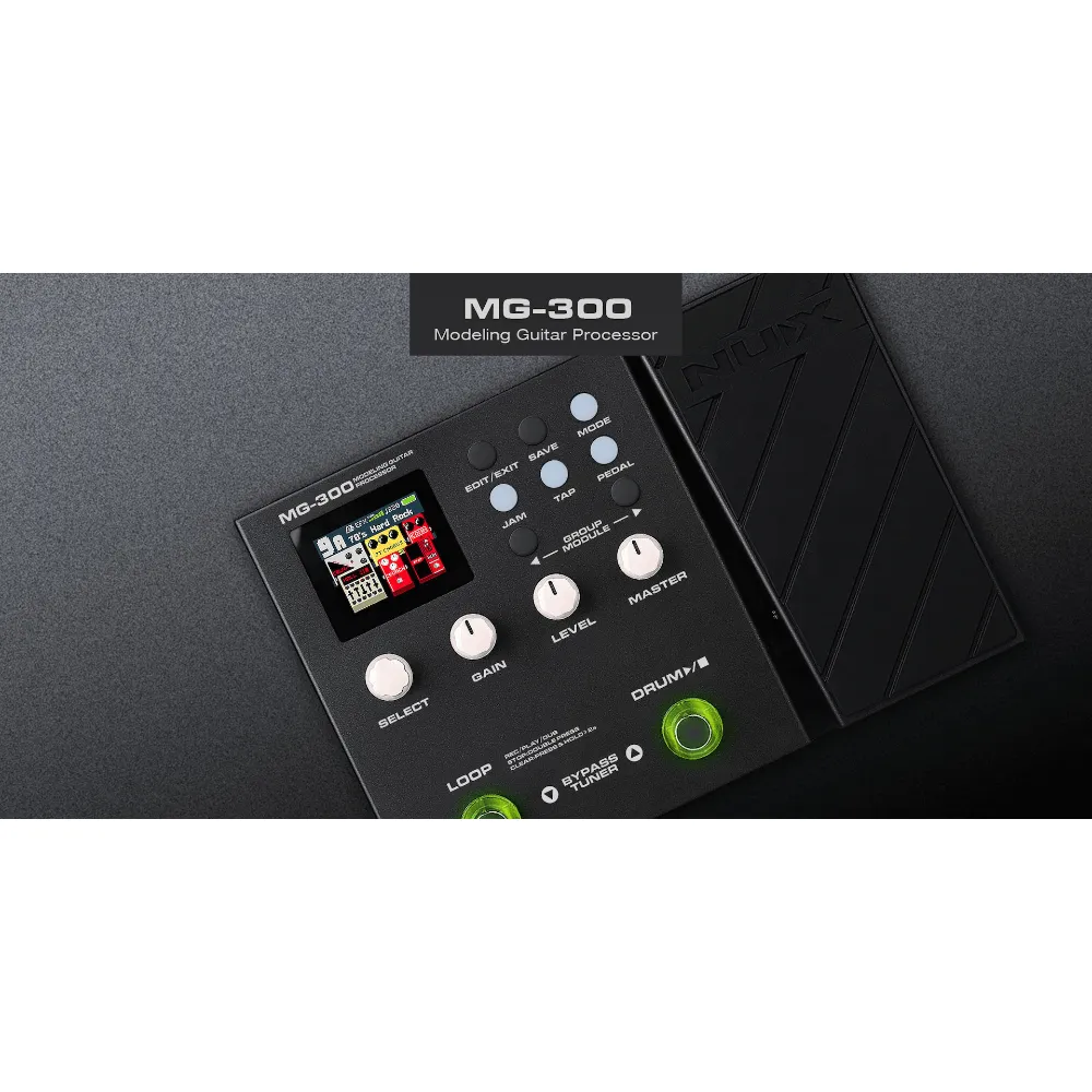 NUX MG300 綜合 效果器 音箱模擬 數位錄音 綜效 電吉他效果器 貝斯效果器 原廠公司貨 歷史價格詳細信息
