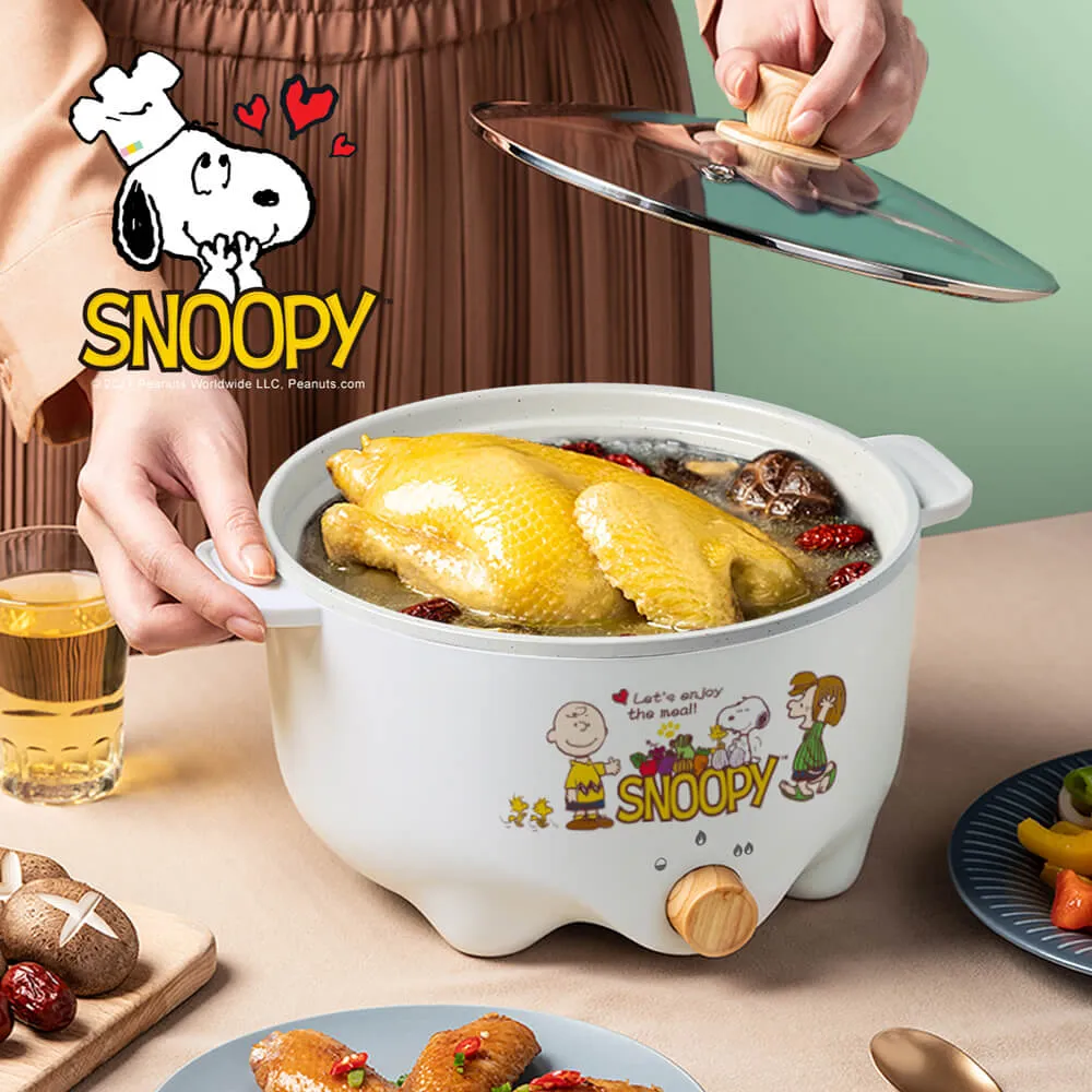 【SNOOPY 史努比】吃貨系列-S19雙層防燙快煮鍋+M1909蒸具二件套 歷史價格詳細信息