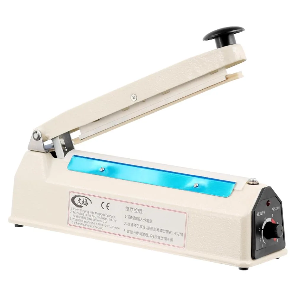 鐵殼20公分手壓 封口機 附圓線和布 機器上裝圓線  切收縮膜專用 歷史價格詳細信息