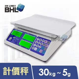 【BHL秉衡量電子秤】防蟑防潑水10組單價記憶計價秤 SQP-30K 歷史價格詳細信息