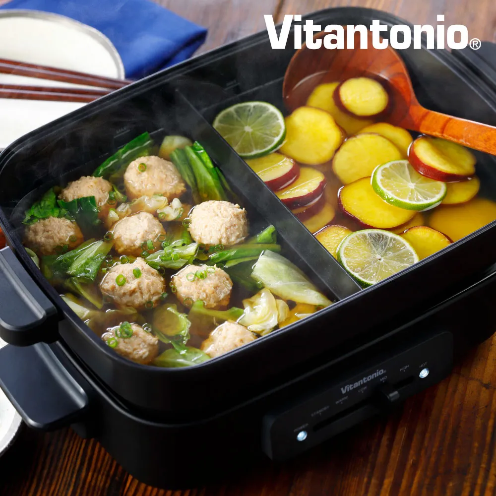 【Vitantonio】電烤盤專用鴛鴦深鍋(1.2Lx2)【楊桃美食網】 歷史價格詳細信息