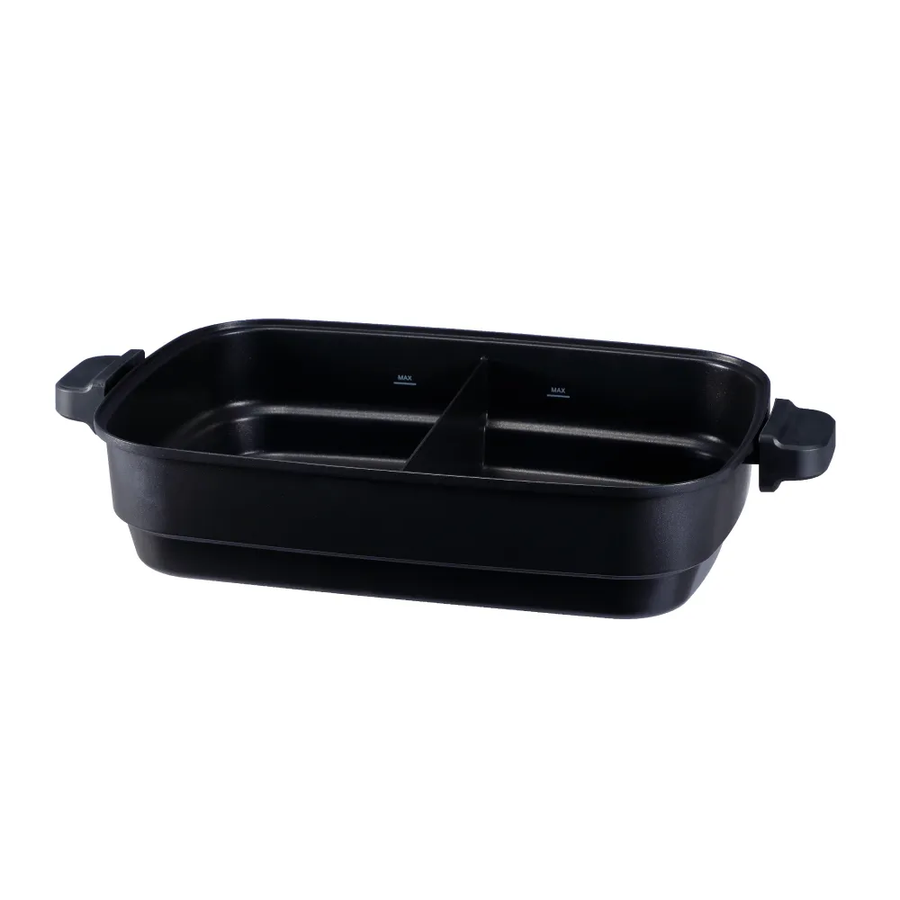 鴛鴦鍋電烤爐 韓式烤盤 無煙燒烤 家用烤盤 110V 火鍋涮烤一體鍋 火烤兩用鍋 不粘鍋 電火鍋 歷史價格詳細信息