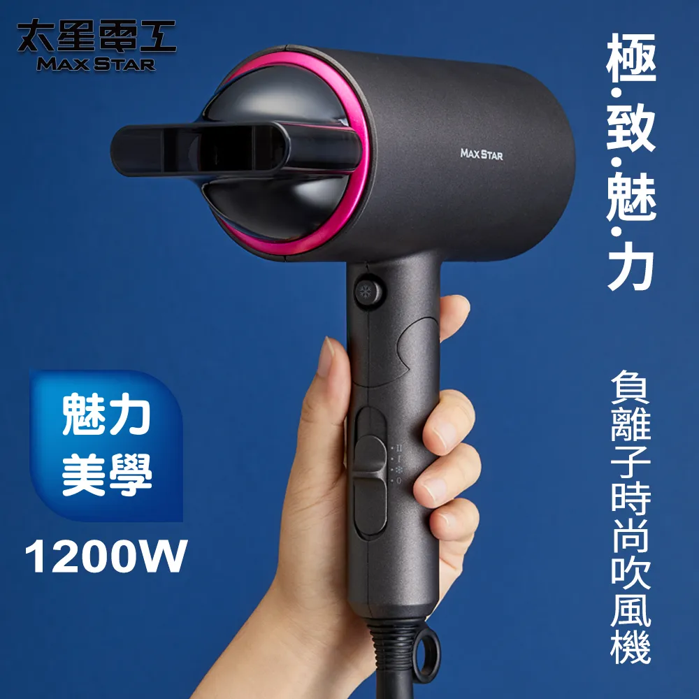 【太星電工】MAX STAR 負離子時尚吹風機(800W)HN800 歷史價格詳細信息