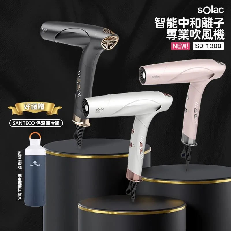 SOLAC Solac SD-1300 智能中和離子摺疊式吹風機  l 贈SENTECO系列水壺 歷史價格詳細信息
