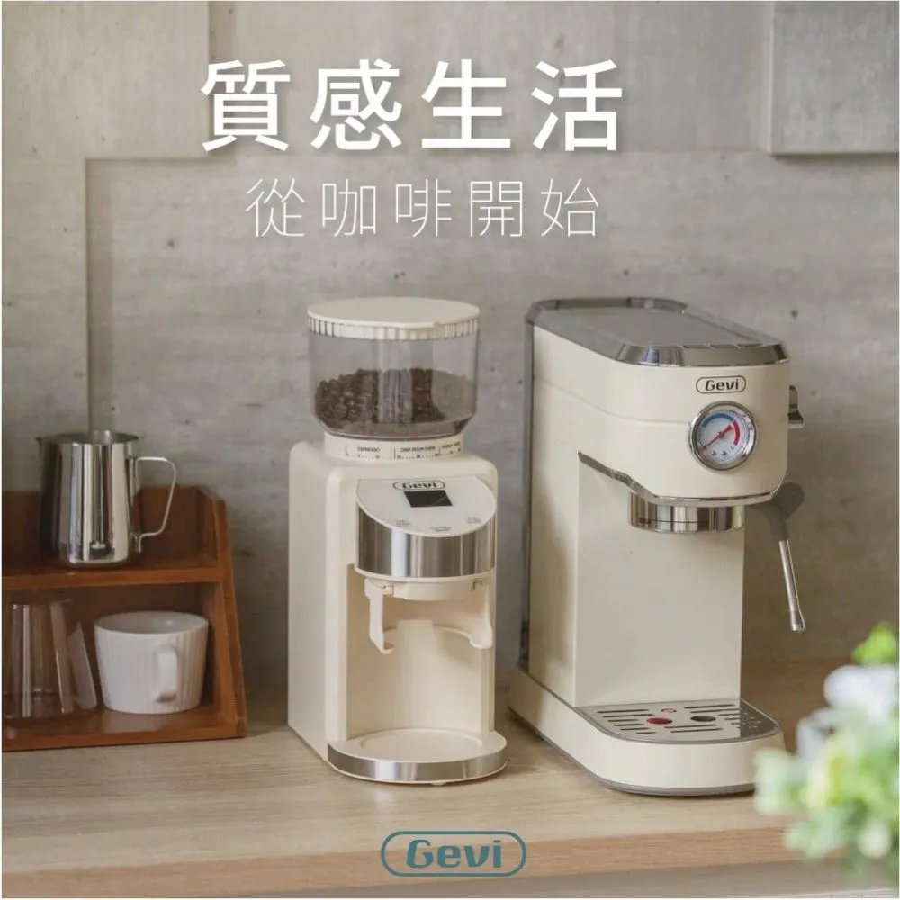 Gevi咖啡大師《半自動咖啡機》+《磨豆機》特惠組合家用二合一咖啡大師 歷史價格詳細信息