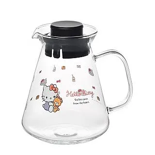 Hello Kitty 耐熱玻璃茶壺 透明茶壺 熱水壺 咖啡壺 500ml 歷史價格詳細信息