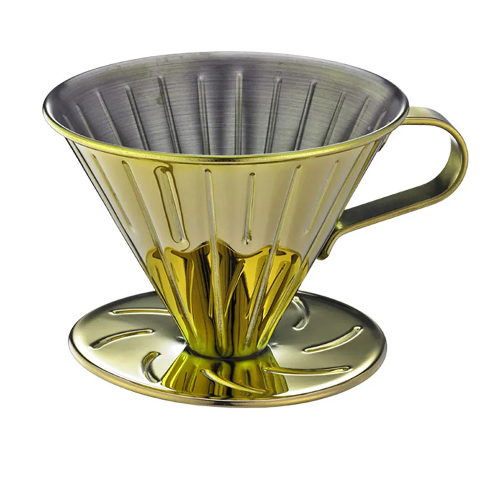 TIAMO V01 不銹鋼圓錐咖啡濾杯 附量匙濾紙 *HG5033 歷史價格詳細信息