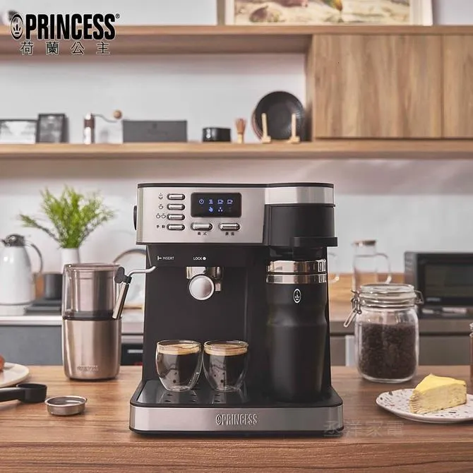 PRINCESS 荷蘭公主 半自動義/美式咖啡機+磨豆機 249409+221041 歷史價格詳細信息