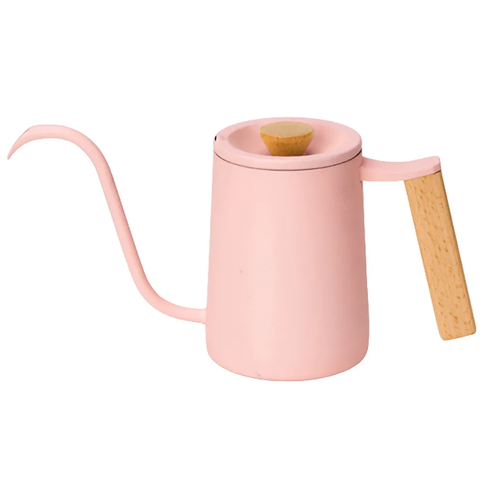 Tiamo 木質把手不鏽鋼細口壺600ml(HA1651) 歷史價格詳細信息