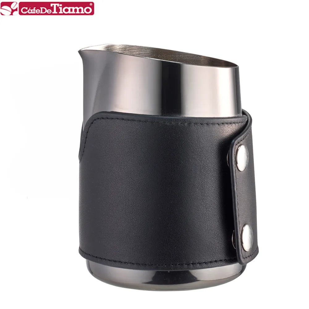 【Tiamo】斜口拉花杯450cc尖口設計-白色(HC7107W) 歷史價格詳細信息