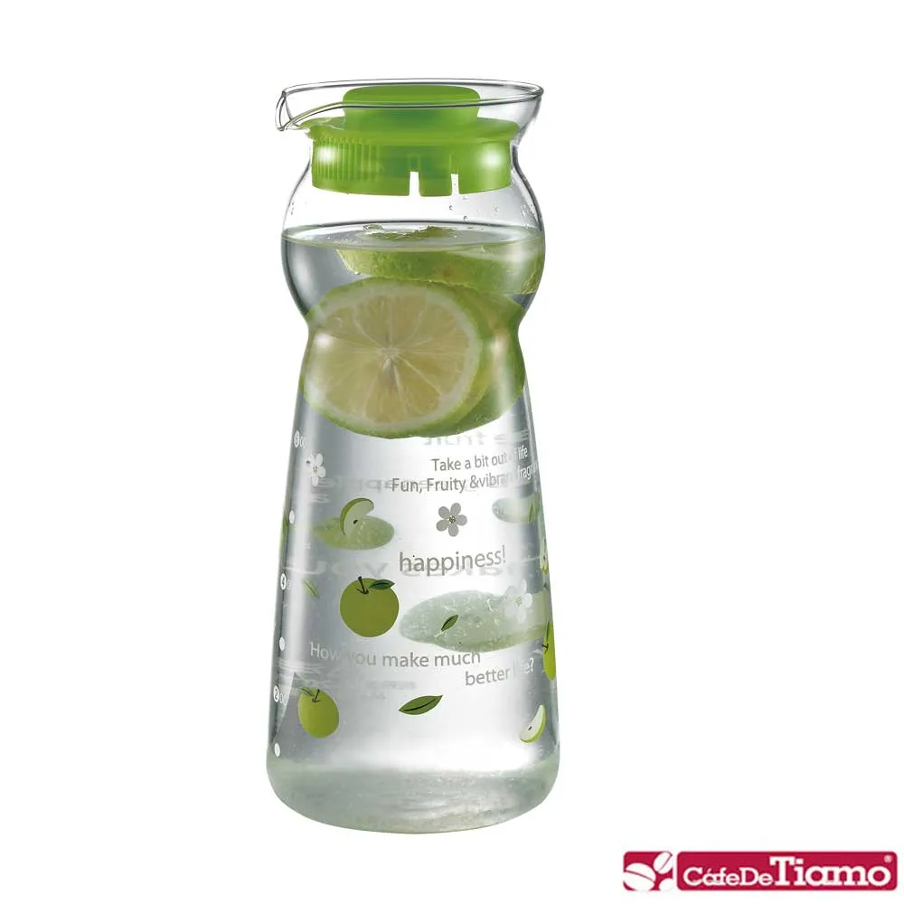 Tiamo 玻璃水壺950ml-把手款 紅色蘋果(HG2291R) 歷史價格詳細信息