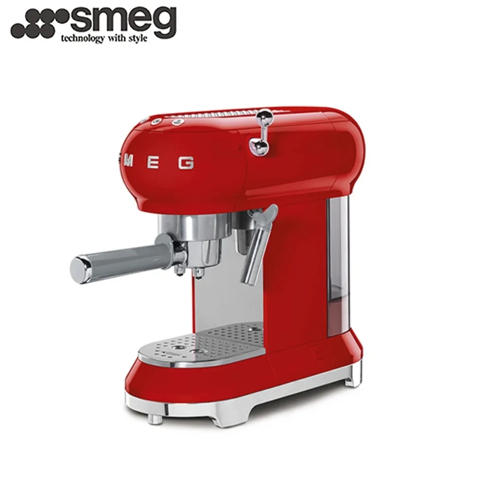 【SMEG】義大利半自動義式咖啡機-魅惑紅 歷史價格詳細信息