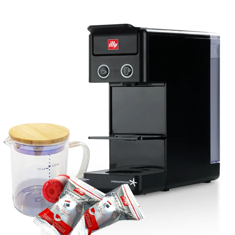 【illy】Y3.3 美型濃縮膠囊咖啡機升級版-曜石黑(歡慶奪冠買一送一) 歷史價格詳細信息