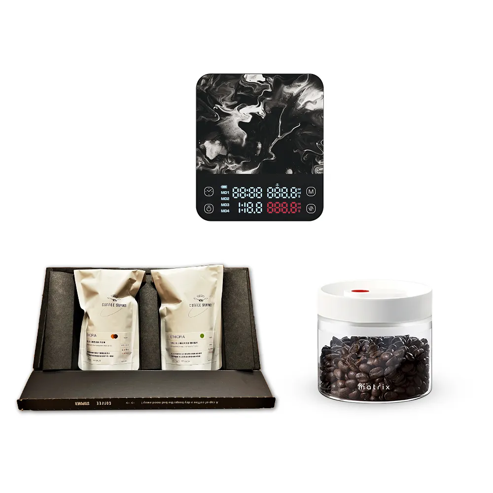 Matrix M1 PRO 小智 義式手沖LED觸控雙顯咖啡電子秤Type-C充電 歷史價格詳細信息