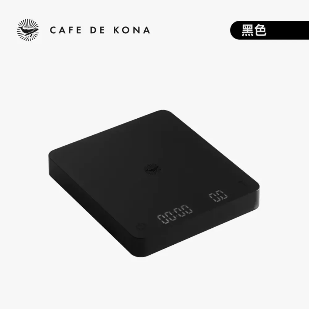 CAFEDE KONA 咖啡電子秤 黑色 精準秤重計時.新款LED顯示 3000g 自動休眠.關機裝置.附贈防水墊+電池 歷史價格詳細信息