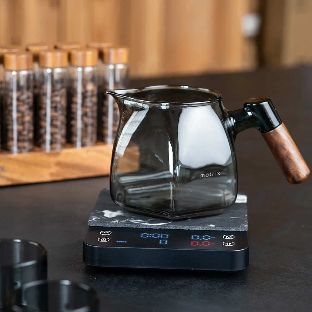 matrix 胡桃木手柄弧形玻璃分享壺600ml 歷史價格詳細信息