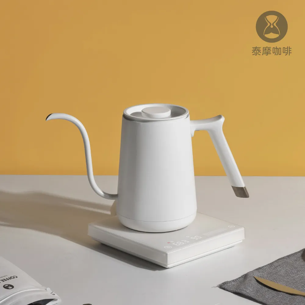 【TIMEMORE 泰摩】魚SMART溫控咖啡手沖壺 600ml 細嘴 白色(專業咖啡手沖壺 垂直水流沖煮穩定) 歷史價格詳細信息