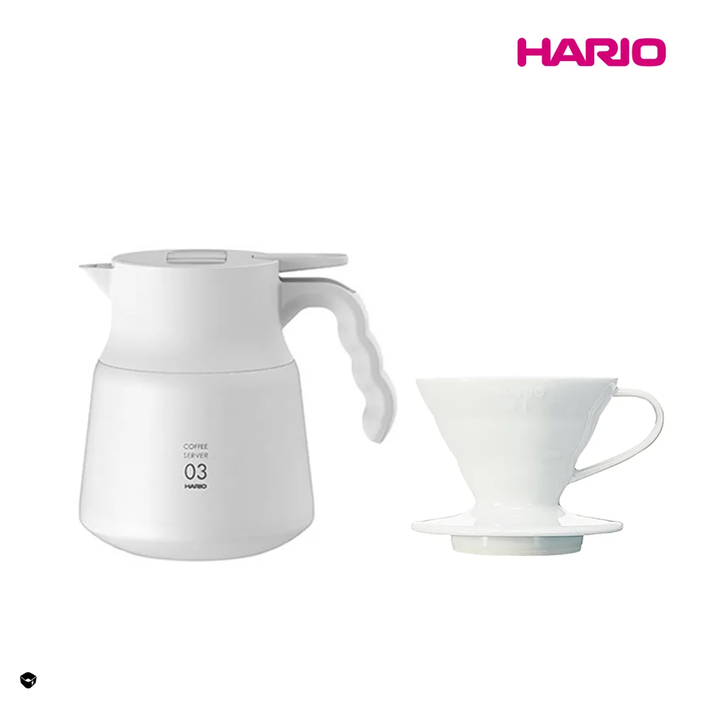 HARIO V60不鏽鋼保溫咖啡壺白PLUS 600ml 歷史價格詳細信息