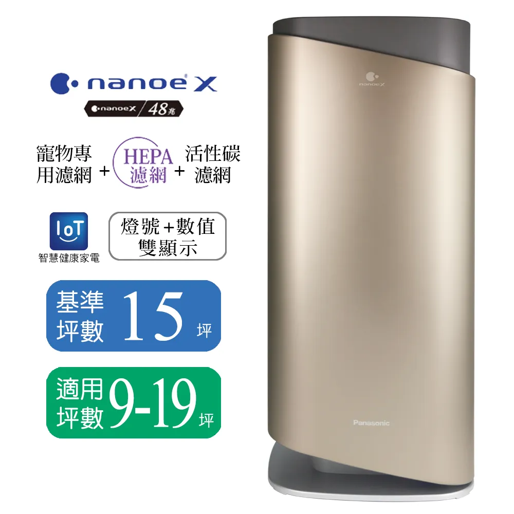 Panasonic國際牌 nanoe™ X空氣清淨機(適用5-10坪) F-P40LH 歷史價格詳細信息