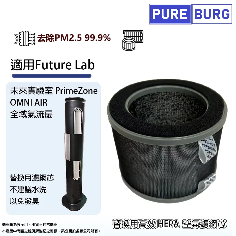 適用未來實驗室Future Lab N7 / N7D / N7S空氣清淨機防發臭替換用高效 HEPA 濾網濾芯 歷史價格詳細信息
