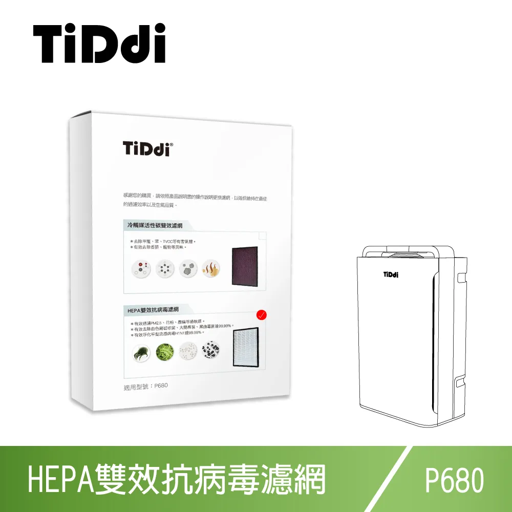 TiDdi P680專用 一年份濾網組 歷史價格詳細信息
