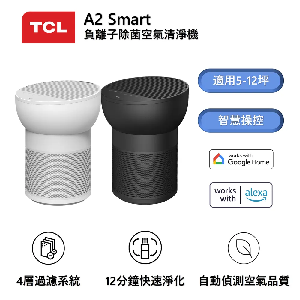 TCL A2 Smart 負離子除菌空氣清淨機 【TV068】 歷史價格詳細信息
