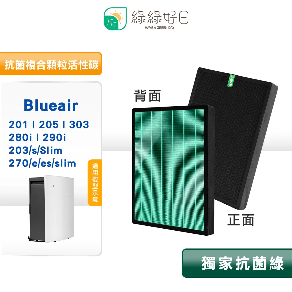 Blueair 280i、270E、205專用活性碳濾網 (1片/1組)｜官方旗艦店 歷史價格詳細信息