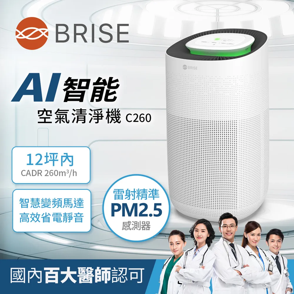 BRISE C260 智慧空氣清淨機 加送防疫濾網 歷史價格詳細信息