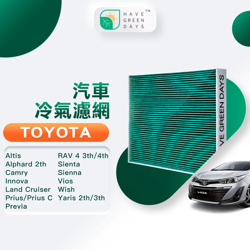 適用TOYOTA: ALPHARD Ⅰ (2001~2005)沅瑢【Original Life】汽車冷氣濾網 長效可水洗 歷史價格詳細信息