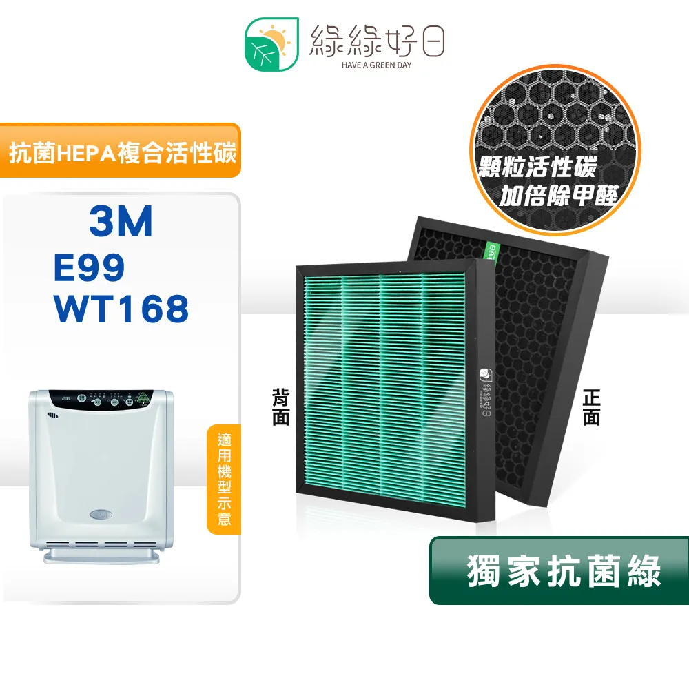 綠綠好日 適用 3M FD-A90W FDA90W FD-A90RF【一年份濾網組】HEPA抗菌濾網 歷史價格詳細信息
