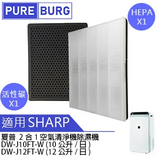 HEPA濾心 適用 Sharp 夏普 濾網 FU-D80T FU-D80T-W FU-JS80T FU-JS80T-W 歷史價格詳細信息
