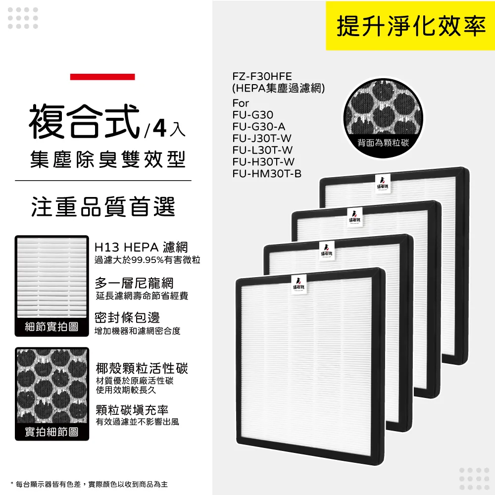 適用SHARP：FU-H30T-W【Original Life】長效可水洗★超淨化空氣清淨機濾網 歷史價格詳細信息