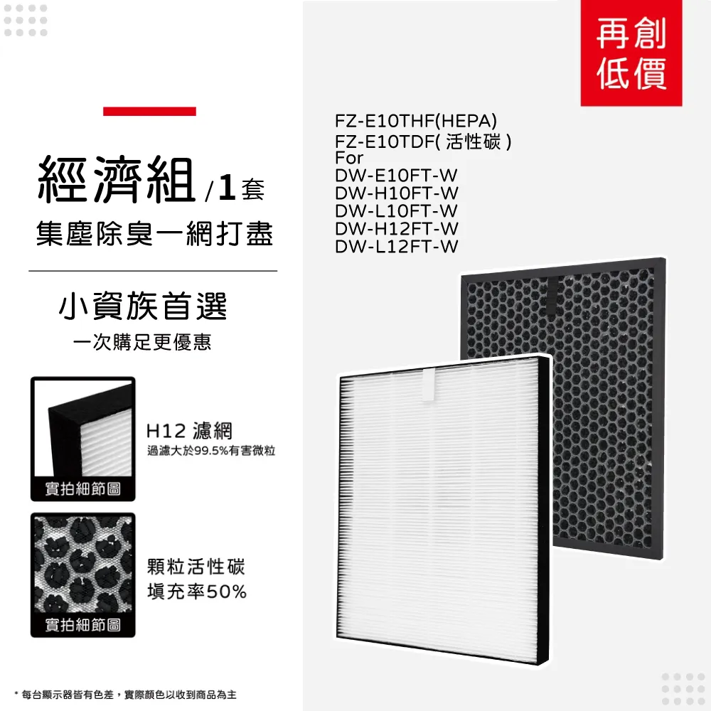 蟎著媽 濾網(適用 夏普 SHARP FU-D80T-W FU-JS80T-W FZ-D80DFE FZ-D80HFE 空氣清淨機) 歷史價格詳細信息
