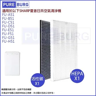 適用SHARP：FU-E51、FU-F51【Original Life 沅瑢】長效可水洗 空氣清淨機濾網 歷史價格詳細信息