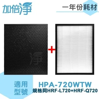 加倍淨 適用Honeywell 智慧淨化抗敏空氣清淨機HPA-720WTW HEPA濾心(同HRF-Q720) 歷史價格詳細信息