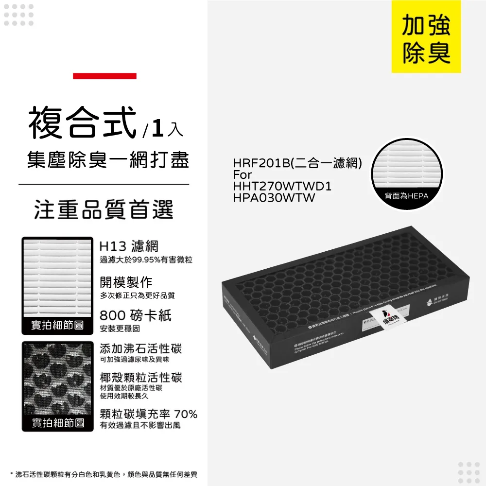 蟎著媽 複合式濾網(適用 尚朋堂 SA-2203C SA-2255F SA-2258DC 空氣清淨機) 歷史價格詳細信息