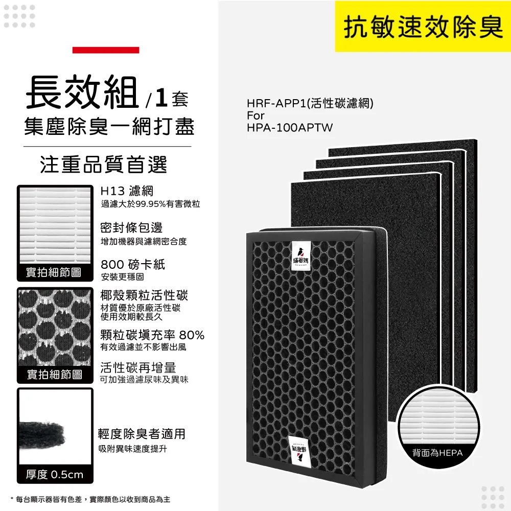 蟎著媽 複合式濾網(適用 尚朋堂 SA-2203C SA-2255F SA-2258DC 空氣清淨機) 歷史價格詳細信息