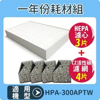 Honeywell HPA-300APTW【一年份】原廠濾網組 #內含HRF-R1V1*3 + HRF-APP1AP*2 歷史價格詳細信息