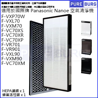 適用Panasonic國際牌F-VXP70W F-VXL70 F-VR701 F-VR901 F-VC70XS F-VC70XR複合式HEPA濾網芯 歷史價格詳細信息